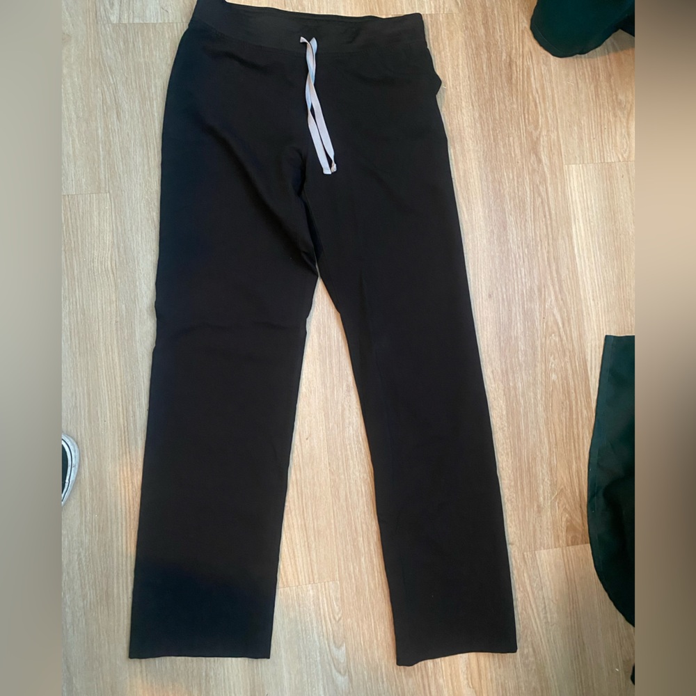 FIGS SCRUBS scrub cargo pants womens size small black comfort waistband
